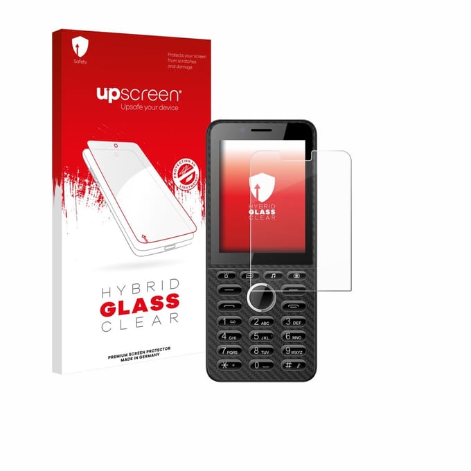 upscreen - Screenprotector voor Energizer E288S - Folie Beschermfolie Beschermglas transparant