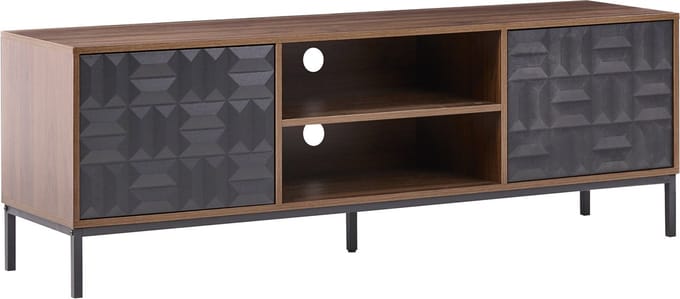 CARAQUET - TV-meubel - Donkerbruin - MDF