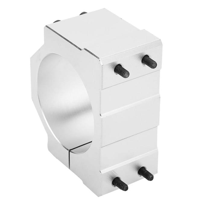 80mm CNC Klem Montagebeugel As Spindelmotor Montage Basis Houder Ondersteuning white