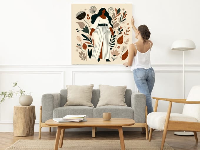 Kunstprint | Wanddecoratie | Dibond | 60 × 60 cm
