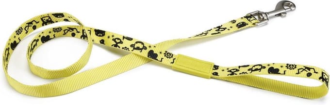 Beeztees Monster - Hondenriem - Geel - 120 cm x 25 mm