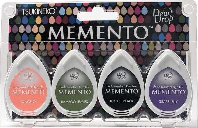 4 inktdruppels - Memento Tsukineko