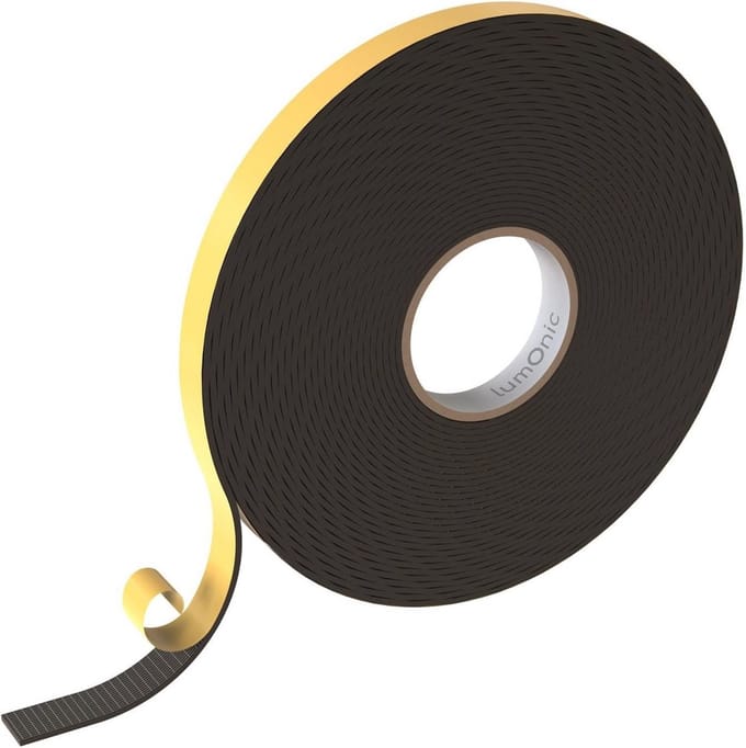 Self Adhesive EPDM Sealing Tape 10mm x 2mm - Foam Sealing Tape for Windows and Doors - Effective Insulation Solution