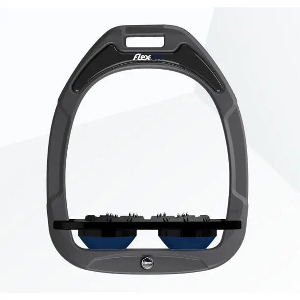 Ultra Grip Platte Steigriemen Antraciet/Zwart/Marine Flex-On Green Composite