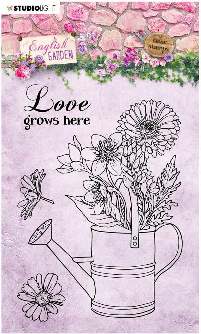 Stempel - Clear stamp - Studio Light - A6 English garden nr.430