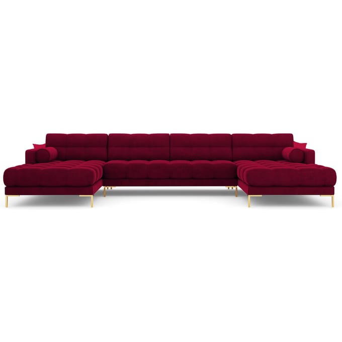 U-hoekbank Bali velvet | Cosmopolitan Design