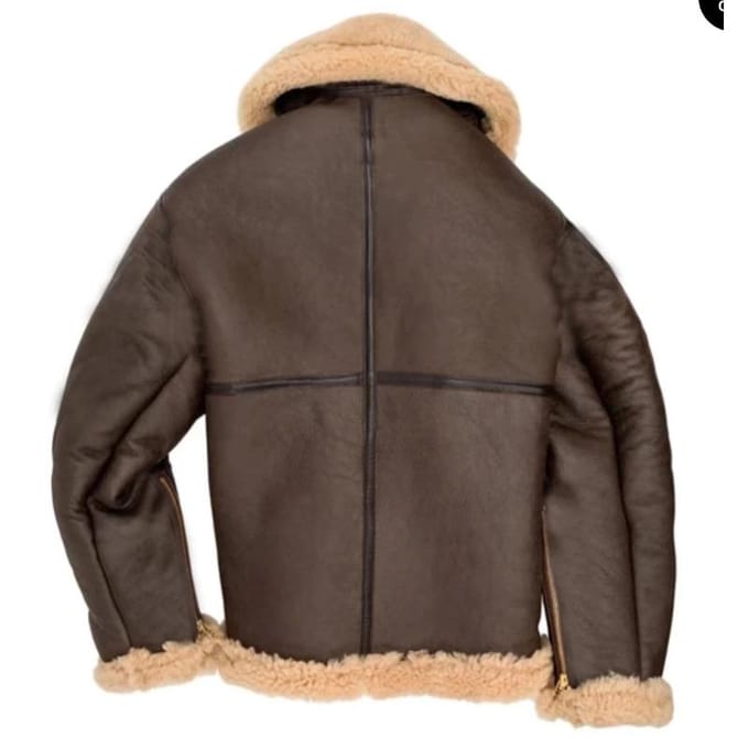 Herfst- en winterritsriem Cross Leisure Flight Jacket leren jas M beige