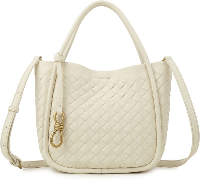 Giuliano kunstlederen handtas Neha -Dames -Beige