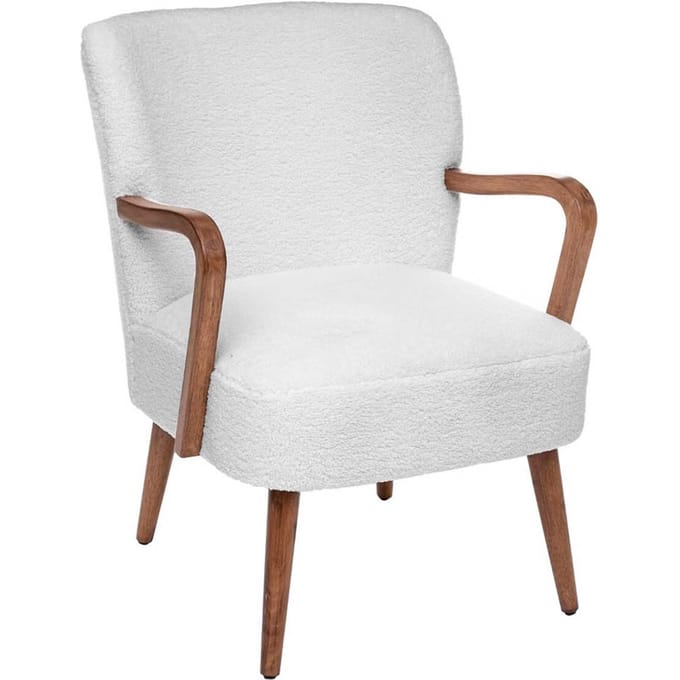 Eazy Living Fauteuil Odilon Wit Teddy
