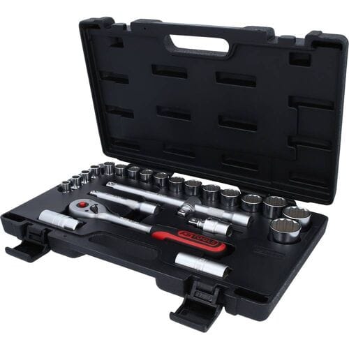 KS TOOLS 1/2" Steeksleutelset 24-delig. 12-kant - 911.1595