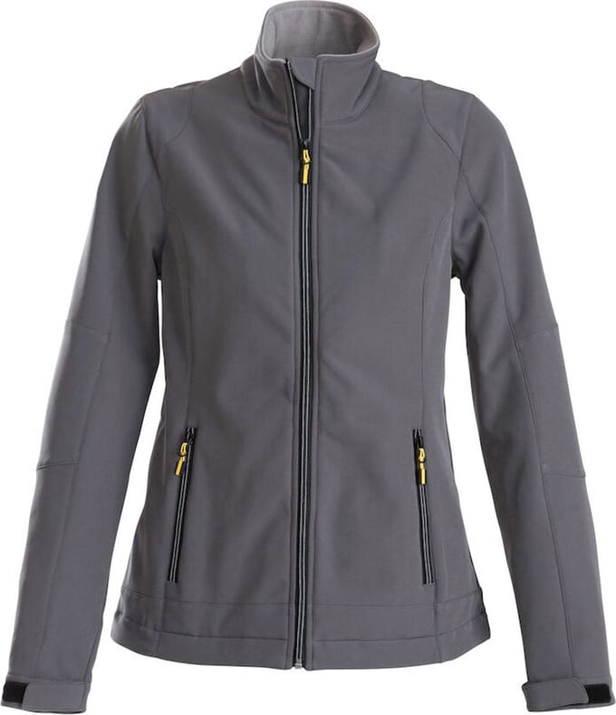 Printer SOFTSHELL JACKET TRIAL LADY 2261045 - Staalgrijs - M