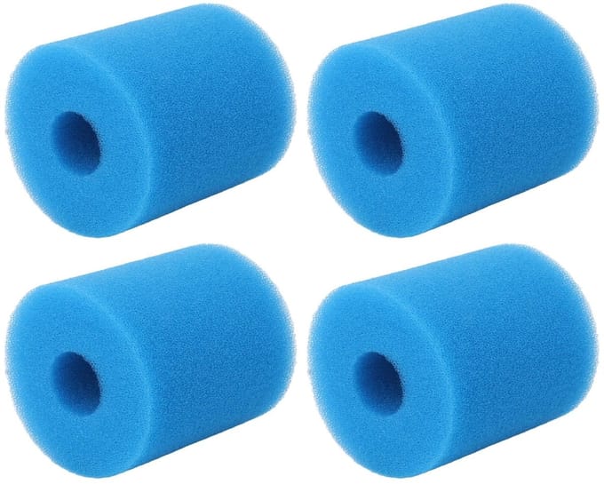 Dailygoods - Set van 4 Vervangende Filter Spons Cartridges voor Zwembadpomp