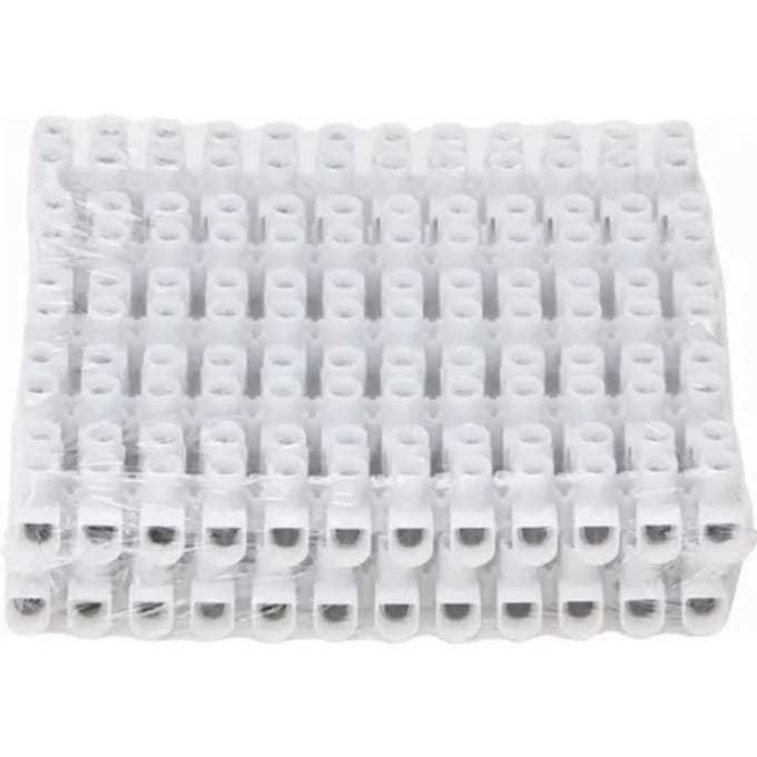 Kopp Kroonklem 2,5 - 4mm 12-polig Wit 10 Stuks