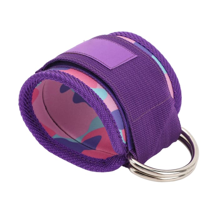 Enkelmanchet Dubbele D-ring Verstelbare Comfortabele Pasvorm Enkelkabelbanden voor Workout Booty Workout blue