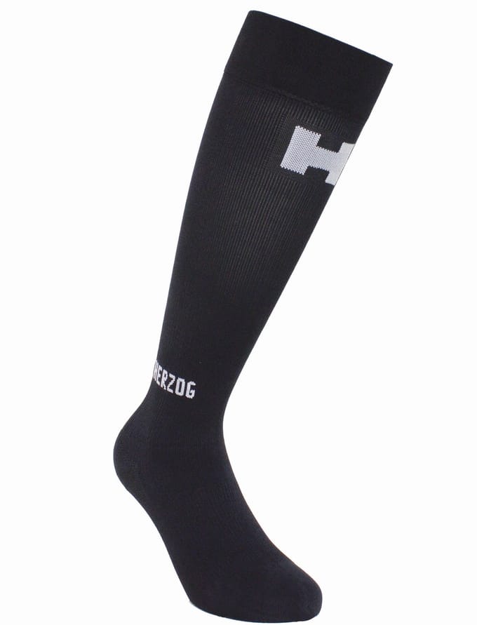 Herzog PRO Compressiekousen Maat VI - Zwart - 40-44 - Extra long