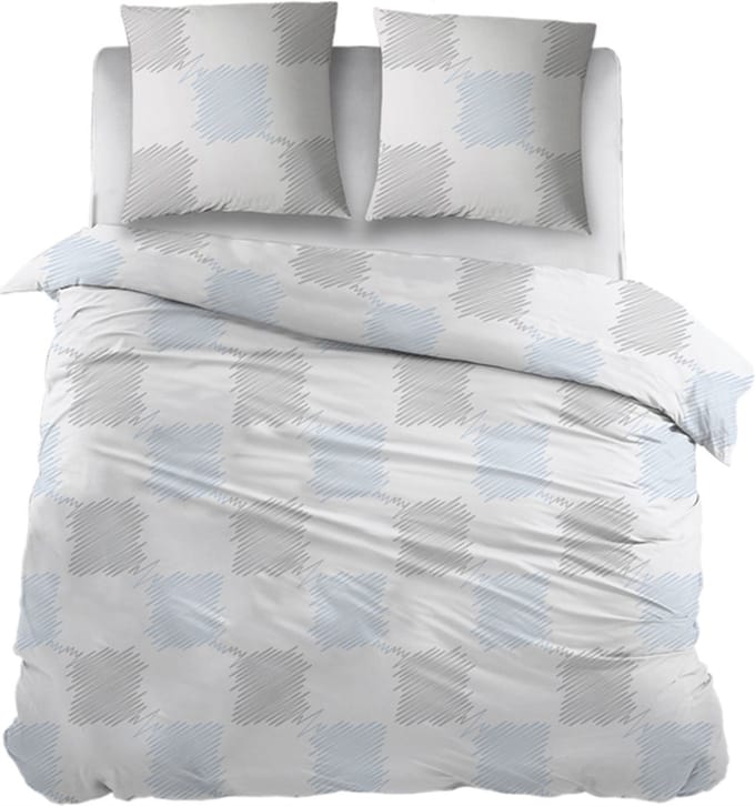 Snoozing Oranges Dekbedovertrek - Extra breed - 260x200/220 cm - Blauw