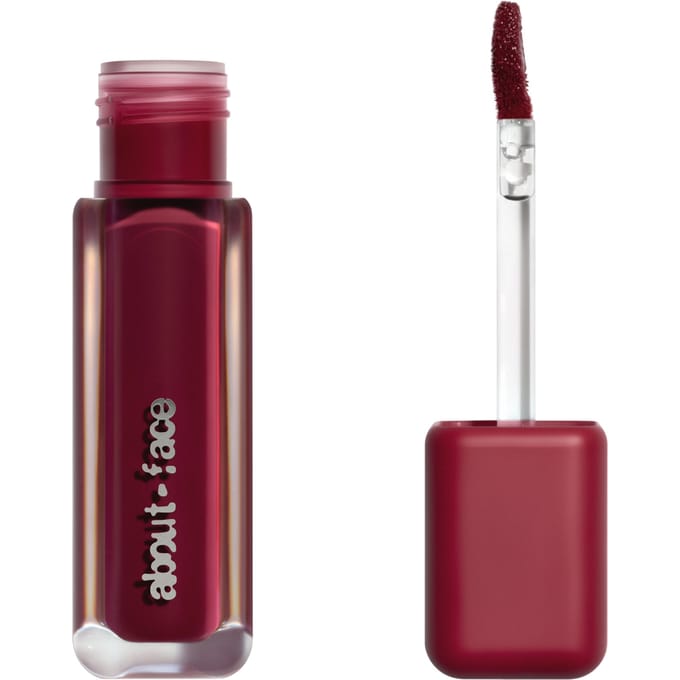 About Face Blur Matte Lip Plump - Elysian (Dusty Red)