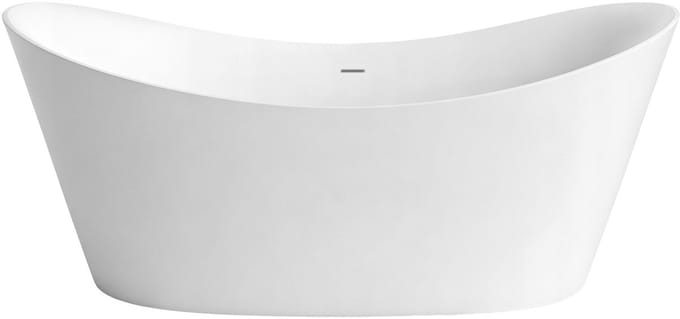 Rea - Vrijstaand Bad Ferrano 170 Witte stopkap - 170 x 72,5 x 65 cm