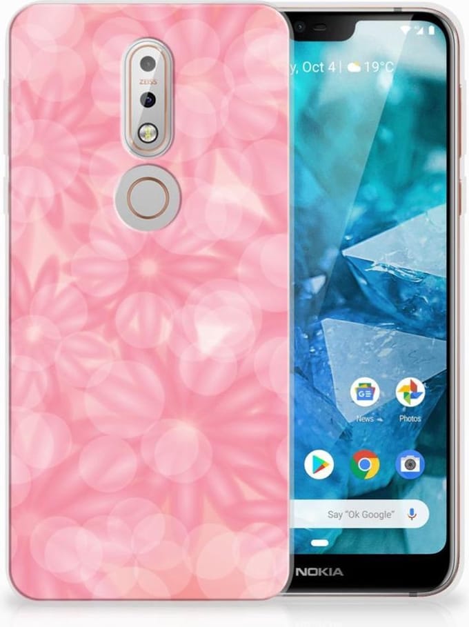 Nokia 7.1 TPU Case Spring Flowers