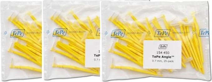 Tepe Angle Geel 0,70mm 3 x 25 Stuks - Voordeelverpakking