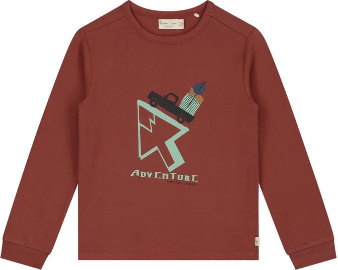 Smitten Organic 'Adventure Drive'  T-Shirt - Maat 92