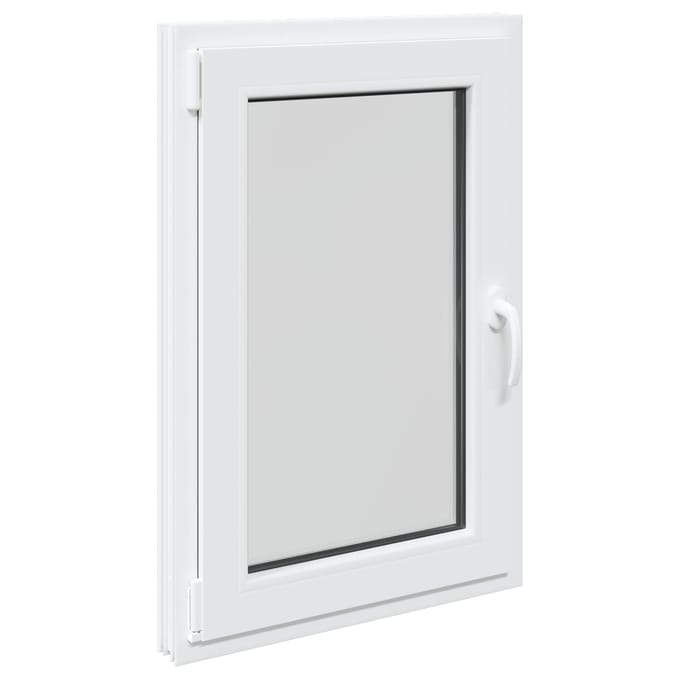 vidaXL - Kleur - binnenkant - kelderraam - Wit - RISOR - 60 - x - 80 - cm