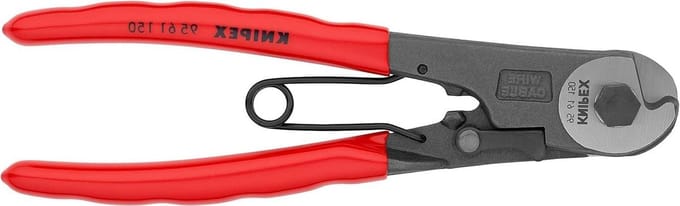 Kabelknipper - Tang - Kabels Knippen - Ergonomische Grip - 150 mm - Zwart