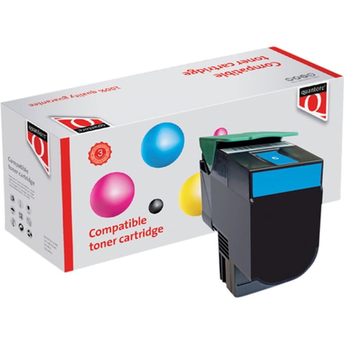 Tonercartridge Quantore alternatief tbv Lexmark C544X2CG blauw
