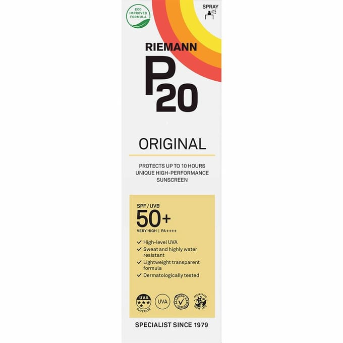 P20 - Original SPF 50+ Spray - 2 x 85 ml - Voordeelverpakking