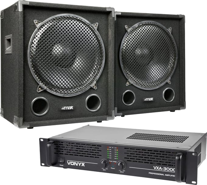 MAX 'Dark Night 15SUB' subwooferinstallatie - 2400W max.