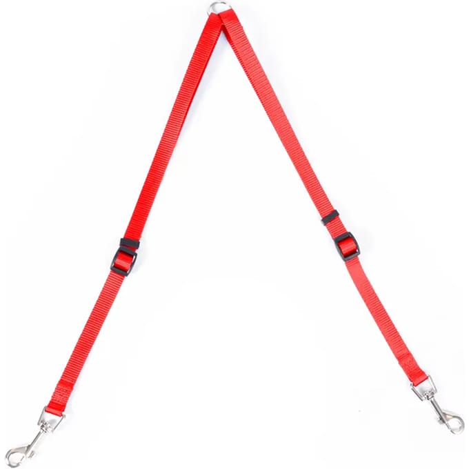 Duvo+ - Nylon koppelstuk Zwart 40-70cm/15mm