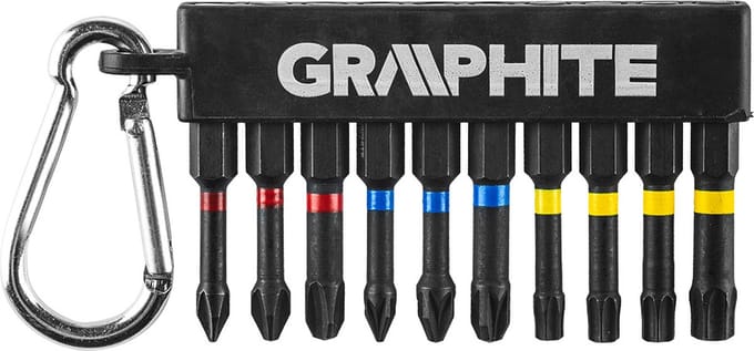 GRAPHITE 56H562 Impact Bitset 10 Delig