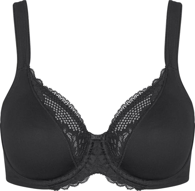 Triumph Modern Lace+Cotton W Vrouwen Beha - BLACK - Maat E75