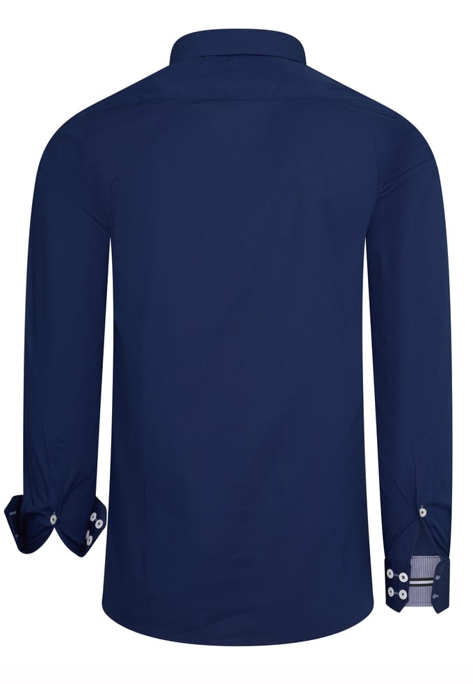 Rusty Neal Overhemden Overhemd Regular Fit Blauw