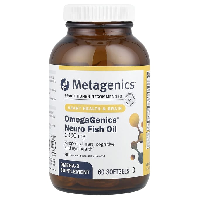 Metagenics, OmegaGenics®, Neurovisolie, 1.000 mg, 60 zachte capsules