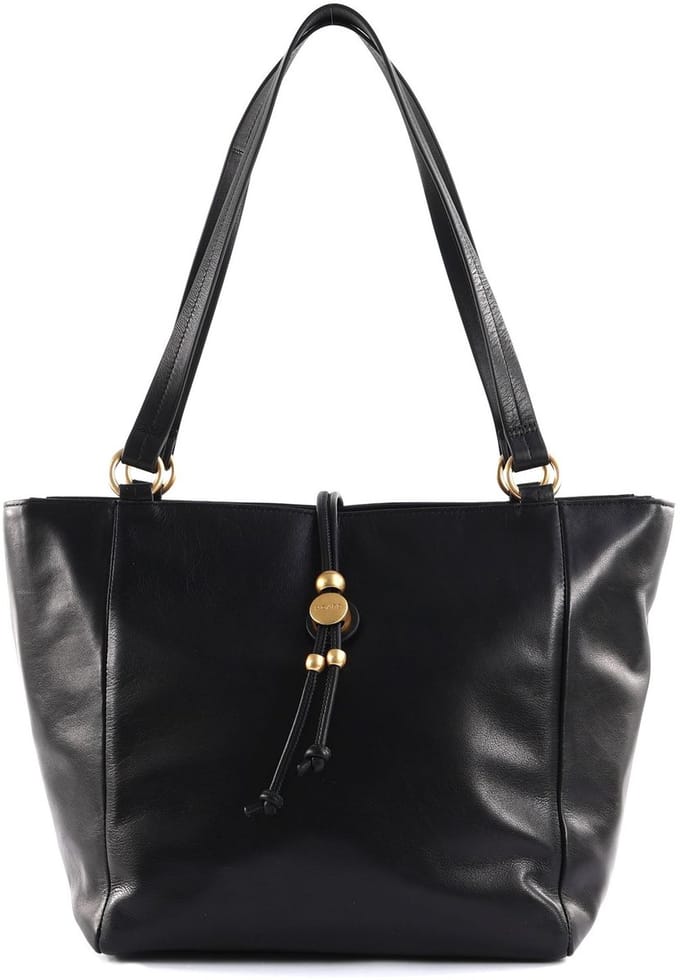 PICARD schoudertas shopper Pearly City Shopper Black zwart