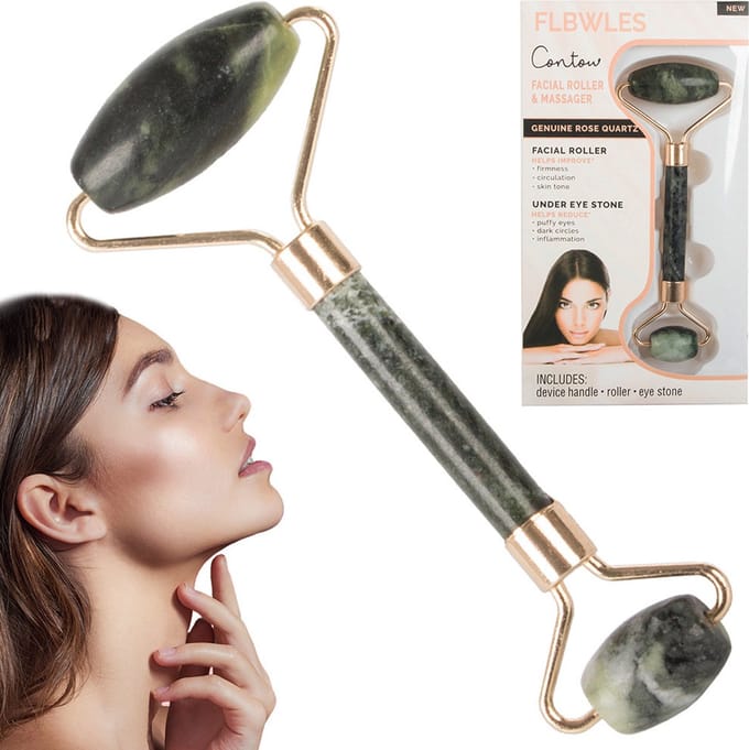 Jade Roller - Gezichtsmassage - Gezichtsroller - Face Roller - 100% Natuurlijk
