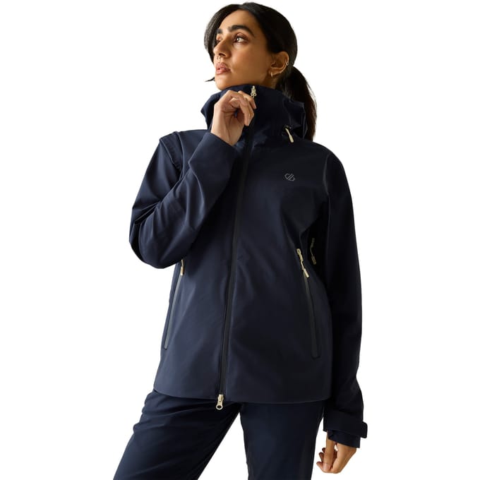 Dare 2B Dames Haik 3-laags Jas (Marineblauw)