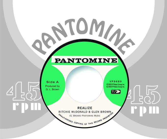 Ritchie McDonalds & Glen Brown - Realize / Determination Skank (7" Single)