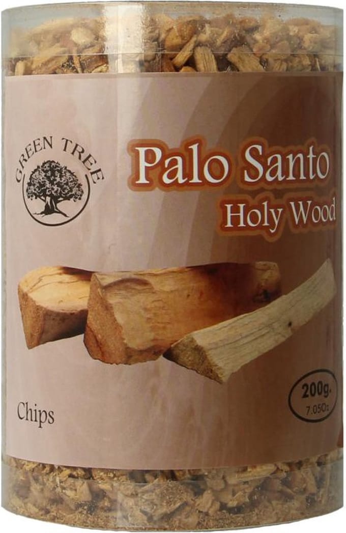 Palo Santo hout Chips (stukjes) in Cylinder
