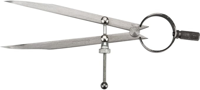 Topex - Sluitsmanscirkels - 150mm - Maximum Radius 160mm - Hoek 65°