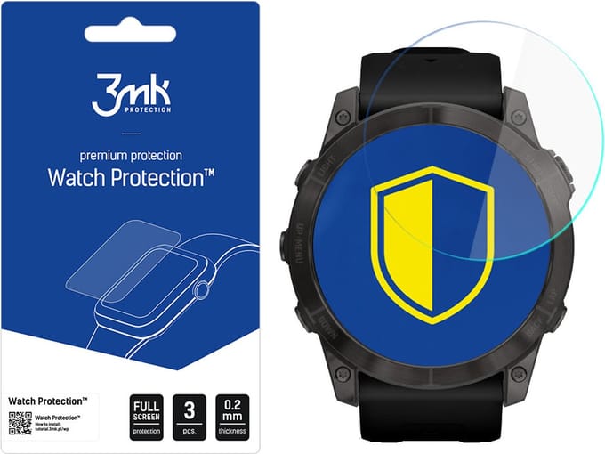 Garmin Fenix 7 - 3mk Watch Protection v. FlexibleGlass Lite