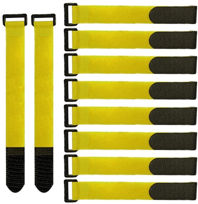 Dailygoods- Kabelbinders 20 Stuks - Herbruikbaar - Verstelbaar - Nylon - 30 X 2 cm - Antislip - Multifunctioneel