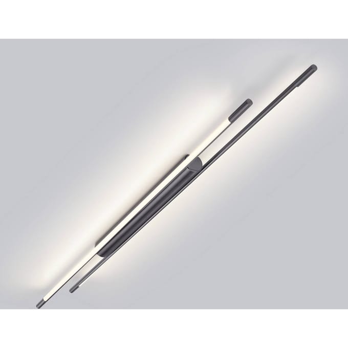 Helestra LED plafondlamp LEDA, titaniumgrijs, 150 cm, dimbaar