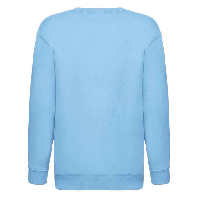 Fruit of the Loom Sweatshirt met Drop Shoulder voor Kinderen/Kinderen (Sky)