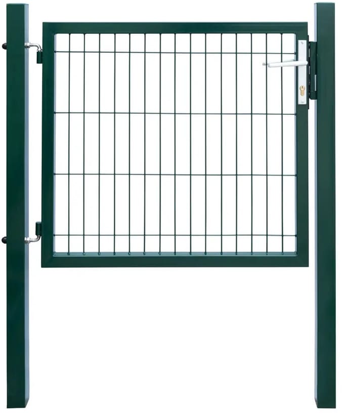 Poort enkelstaafs Groen 80cm hoog.