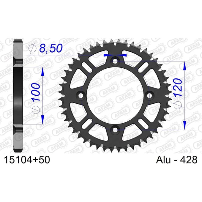 Tandwiel Afam 428 50 dents
