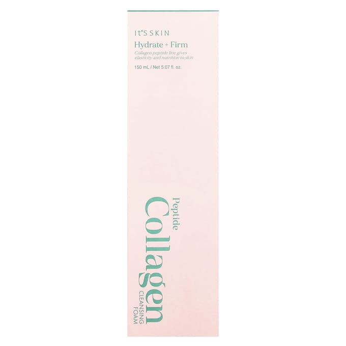 It's Skin, Peptide Collagen Cleansing Foam, 150 ml (5.07 fl oz) white