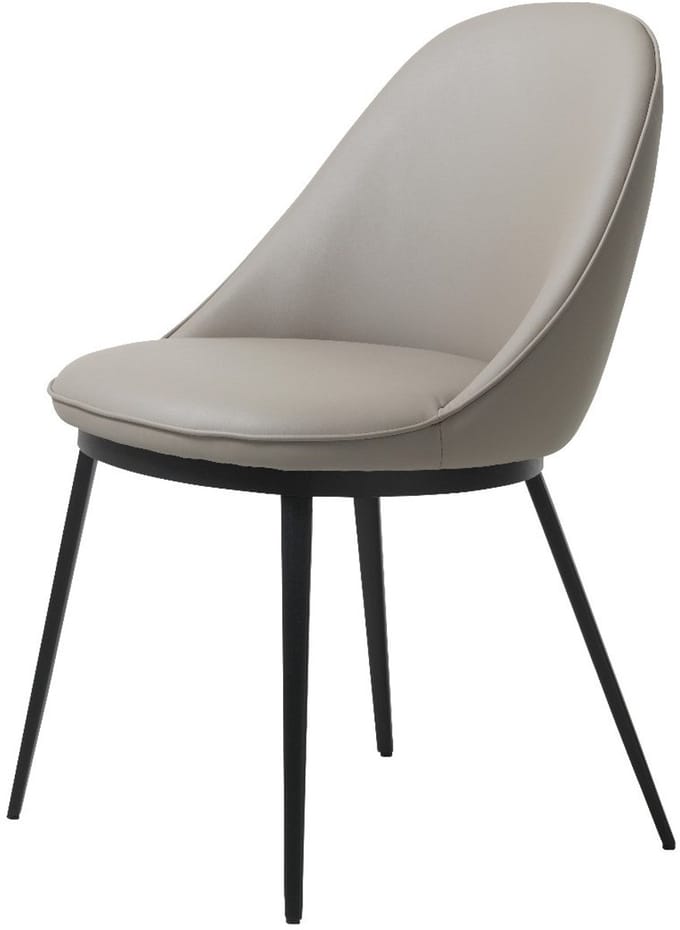 Nordic Home - Madeleine eetkamerstoel PU-leer - taupe