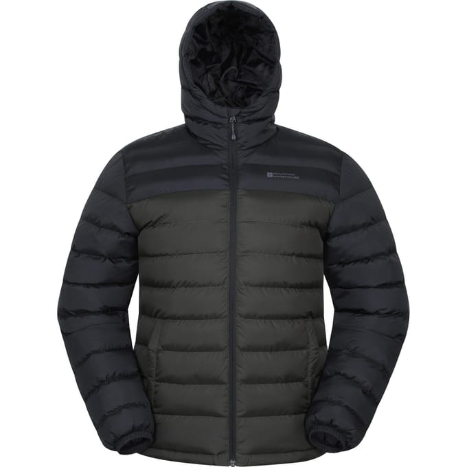 Mountain Warehouse Heren Seasons II Camo Gewatteerde Jas (Kaki Groen)